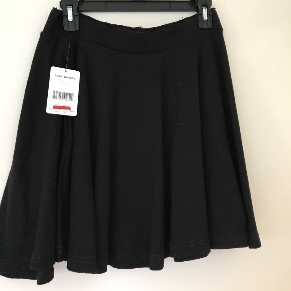 NWT free people BLACK skirt SMALL